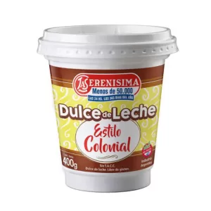 Dulce de Leche La Serenísima Estilo Colonial Sin Tacc