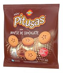 Galletitas rellenas sabor mousse de chocolate - Pitusas