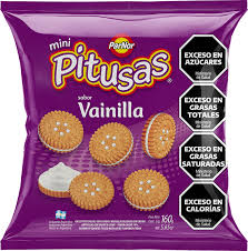 Galletitas rellenas sabor vainilla - Pitusas